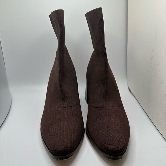 CUSHIONAIRE Women's Stretch boot +Memory Foam 8 BROWN - Picture 2 of 7